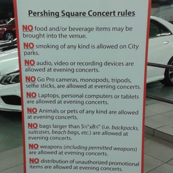 Pershing Square - Pershing Square Concert Rules: - Parks Near Me - Los Angeles, California