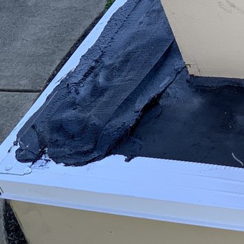 Ashburn Pro Roofing - Approx 24 hours after 2nd repair. Hot day, temps 90+. Bubbling and cracking of the "seal" - Roofing Near Me - Leesburg, Virginia