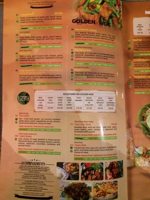 Menu photo 2 Thai Chef's Restaurant Christchurch, CAN