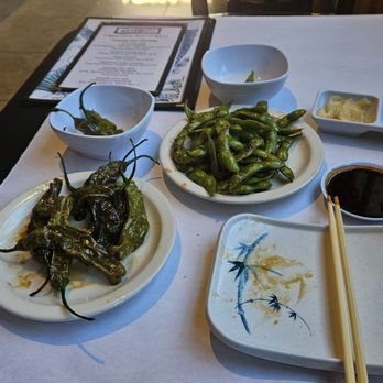 Banzai Marina - Edamame and shashito peppers - Japanese Near Me - Ventura, California Banzai Marina - Edamame and shashito peppers - Japanese Near Me - Ventura, California