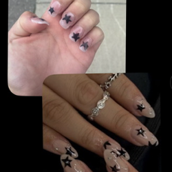 Perfection Nails and Spa - What she asked for (Bottom) V.S.
What she got (Top)