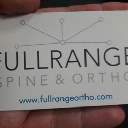 Full Range Spine & Ortho - Contact info
