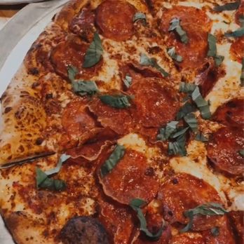 Pinthouse Pizza - Pepperoni & Basil pizza - Pizza Near Me - Austin, Texas Pinthouse Pizza - Pepperoni & Basil pizza - Pizza Near Me - Austin, Texas