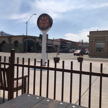 Station 66 - Outside covered patio view - Bars Near Me - Williams, Arizona Station 66 - Outside covered patio view - Bars Near Me - Williams, Arizona