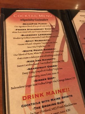 Menu photo 8 BeachFire Bar & Grille Ogunquit, ME