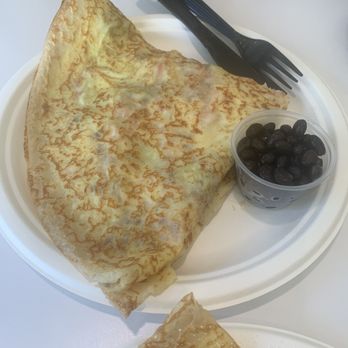 Hazelnuts Creperie - The Mariachi Crepe with beans on the side. - Desserts Near Me - Charlotte, North Carolina Hazelnuts Creperie - The Mariachi Crepe with beans on the side. - Desserts Near Me - Charlotte, North Carolina