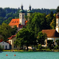 Thomaplatz - thomaplatz vom starnberger see aus gesehen