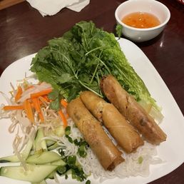 Vietnamese Fried Egg Roll Plate