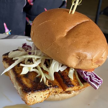 George Bistro + Bar - Blackened mahi was cooked well but under seasoned & bun was too small = sandwich was too wet :( - New American Near Me - Pensacola, Florida George Bistro + Bar - Blackened mahi was cooked well but under seasoned & bun was too small = sandwich was too wet :( - New American Near Me - Pensacola, Florida