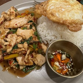 Mitr Thai - Krapraw Moo Sub Over Rice - Thai Near Me - New York, New York