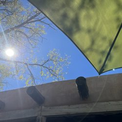 Ranchos Plaza Grill - Pretty weather nice patio. Not pet friendly