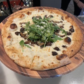 Timber Kitchen & Bar - Mushroom and arugula pizza - New American Near Me - Bangor, Maine