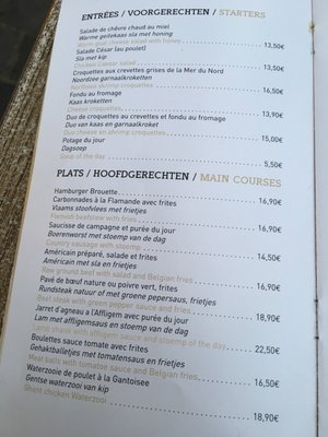 Menu photo 1 La Brouette Brussels, BRU