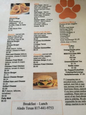 Menu photo 6 Aledo Diner Aledo, TX Menu photo 6 Aledo Diner Aledo, TX