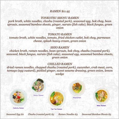 Menu photo 8 Ajinoya Ramen Denver, CO Menu photo 8 Ajinoya Ramen Denver, CO