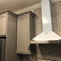 S & W Supply - Backsplash and Hood (white cover will be removed once i vent through roof completes with my roofer)
