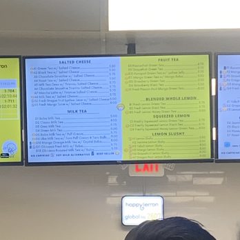 Happy Lemon - Menu - Bubble Tea Near Me - Austin, Texas