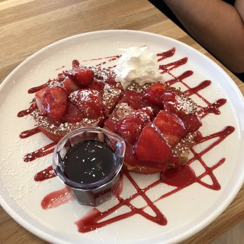 Scrambled - Red velvet French toast ! - Breakfast & Brunch Near Me - Henderson, Nevada Scrambled - Red velvet French toast ! - Breakfast & Brunch Near Me - Henderson, Nevada