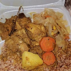 Winston's West Indian and American Resturant - Curry chicken, cabbage, rice/peas (excellent)