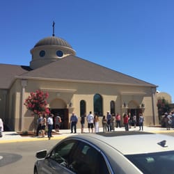 St Peter's Catholic Church - After mass