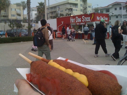 Hot Dog on a Stick by null