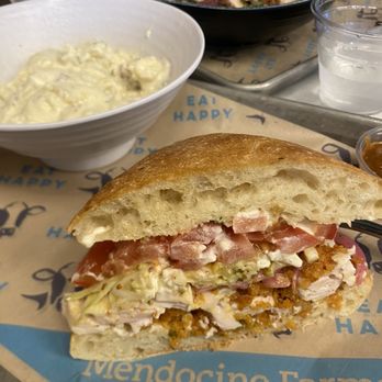 Mendocino Farms - Not so fried chicken salad sandwich - Sandwiches Near Me - Houston, Texas Mendocino Farms - Not so fried chicken salad sandwich - Sandwiches Near Me - Houston, Texas