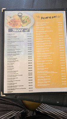 Menu photo 2 Claro Fish Jr La Paz, BCS