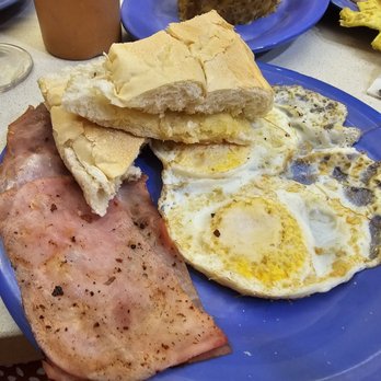 Café Manolín - 2 eggs & ham - Caribbean Near Me - San Juan, Puerto Rico Café Manolín - 2 eggs & ham - Caribbean Near Me - San Juan, Puerto Rico