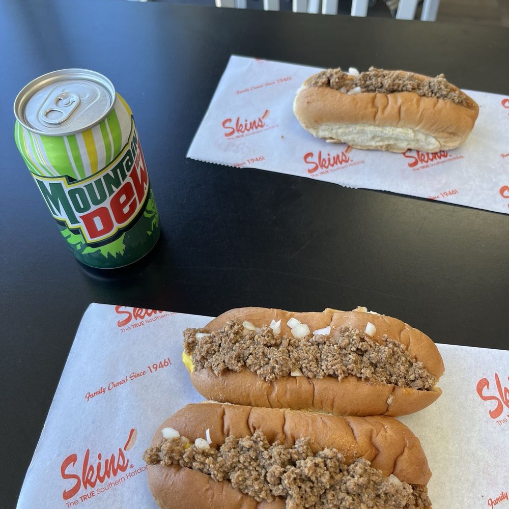 Skins' Hotdogs - Hotdog All the way - Fast Food Near Me - Anderson, South Carolina Skins' Hotdogs - Hotdog All the way - Fast Food Near Me - Anderson, South Carolina