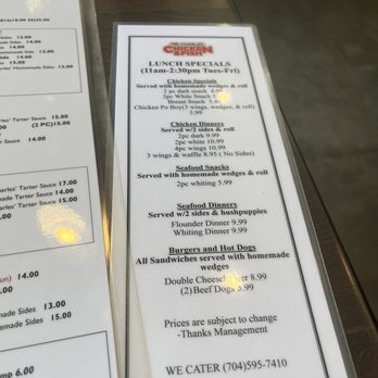 Mr. Charles Chicken & Fish - Soul Food Near Me - Charlotte, North Carolina