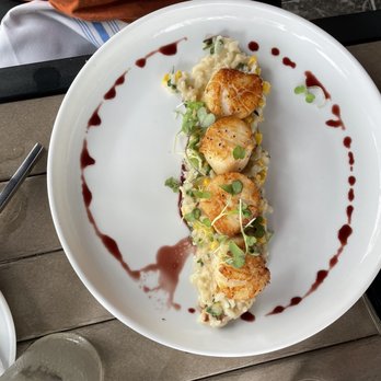River & Post - Scallops over risotto - Lounges Near Me - Jacksonville, Florida River & Post - Scallops over risotto - Lounges Near Me - Jacksonville, Florida