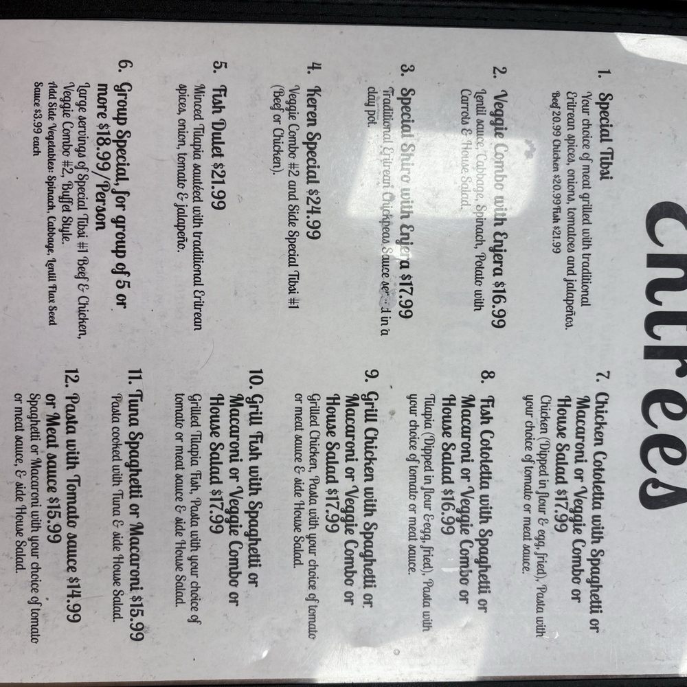 Keren Restaurant - Menu (May 2026) - Ethiopian Near Me - Washington, DC, District of Columbia Keren Restaurant - Menu (May 2026) - Ethiopian Near Me - Washington, DC, District of Columbia