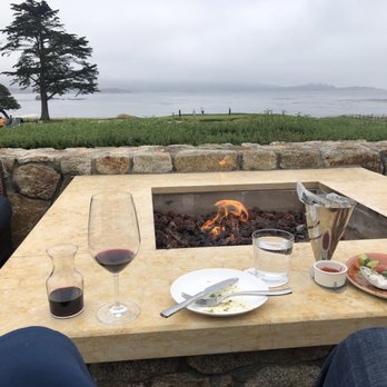 The Bench - Even when cloudy it beautiful - New American Near Me - Pebble Beach, California The Bench - Even when cloudy it beautiful - New American Near Me - Pebble Beach, California