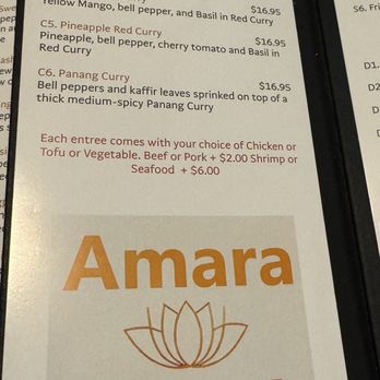 Amara Thai Cuisine - Thai Near Me - Woodland, California