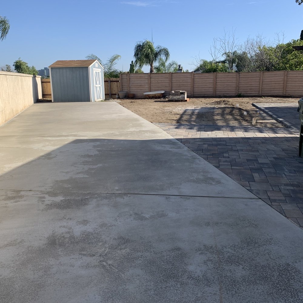 Blue Diamond Concrete Construction - RV Pad After - Landscaping Near Me Blue Diamond Concrete Construction - RV Pad After - Landscaping Near Me