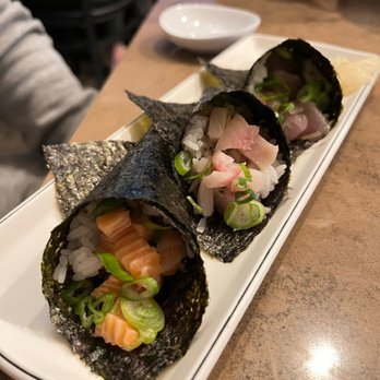 Robata Maplewood - Hand Roll Trio - Sushi Bars Near Me - Maplewood, Missouri Robata Maplewood - Hand Roll Trio - Sushi Bars Near Me - Maplewood, Missouri
