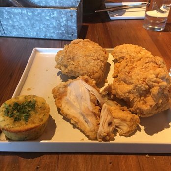 Brazen Open Kitchen Bar - Fried chicken & cornbread muffin - New American Near Me - Dubuque, Iowa