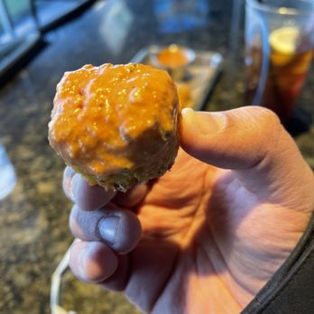 Topgolf - Cheesy Macaroni Bites (close up) - New American Near Me - Albuquerque, New Mexico