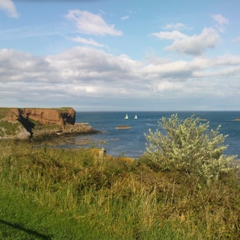Eyemouth Holiday Park - View from the cliff top at the holiday park - Resorts Near Me - Eyemouth, SCB
