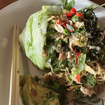 Nick's Manhattan Beach - Thai Salad with Crispy Chicken - American Near Me - Manhattan Beach, California Nick's Manhattan Beach - Thai Salad with Crispy Chicken - American Near Me - Manhattan Beach, California