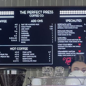 The Perfect Press Coffee - February Menu - Coffee & Tea Near Me - Tampa, Florida The Perfect Press Coffee - February Menu - Coffee & Tea Near Me - Tampa, Florida