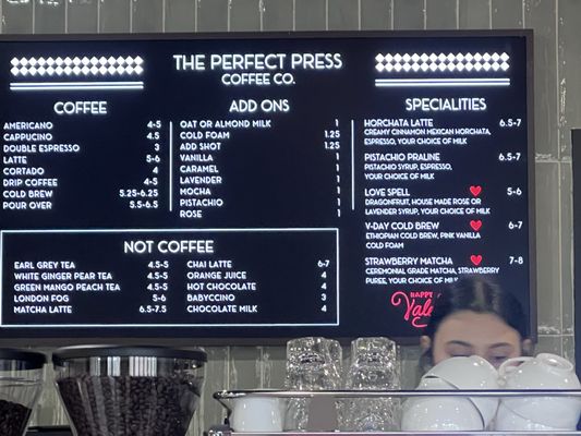 Menu photo 3 The Perfect Press Coffee Tampa, FL Menu photo 3 The Perfect Press Coffee Tampa, FL