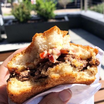 Shake Shack Waverly Place - SmokeStack single with no cheese on a gluten-free bun - Fast Food Near Me - Cary, North Carolina Shake Shack Waverly Place - SmokeStack single with no cheese on a gluten-free bun - Fast Food Near Me - Cary, North Carolina