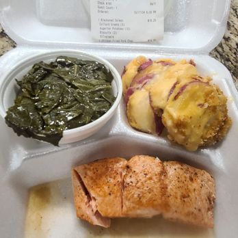 Southern Fried Green Tomatoes - Salmon dinner... - Southern Near Me - Greenville, South Carolina Southern Fried Green Tomatoes - Salmon dinner... - Southern Near Me - Greenville, South Carolina