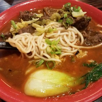 Taipei Cafe - Beef noodles 9/10- Nice natural spice and the beef was crazy tender. - Taiwanese Near Me - Chicago, Illinois