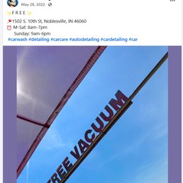 A Facebook post promoted by the company itself that clearly states vacuum services are FREE. Where does it say otherwise?