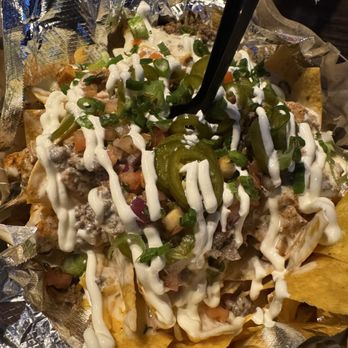 Bayou Beer Garden - Loaded Nachos - Beer Gardens Near Me - New Orleans, Louisiana