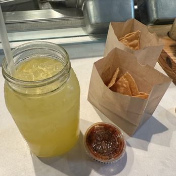 Holbox - Lemonade and chips - Latin American Near Me - Los Angeles, California