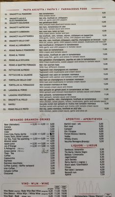 Menu photo 2 Ristorante Doria Amsterdam, NH Menu photo 2 Ristorante Doria Amsterdam, NH