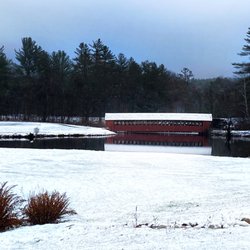 Jack-o'-lantern Covered Bridge